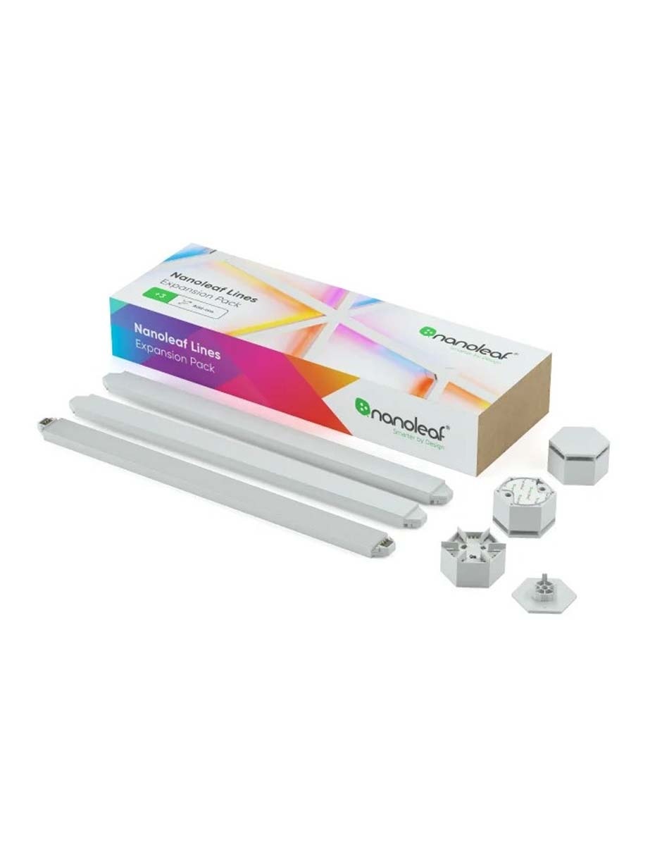 Set expansión de paneles LED smart Lineas 3 piezas NL59-E-0001LW-3PK