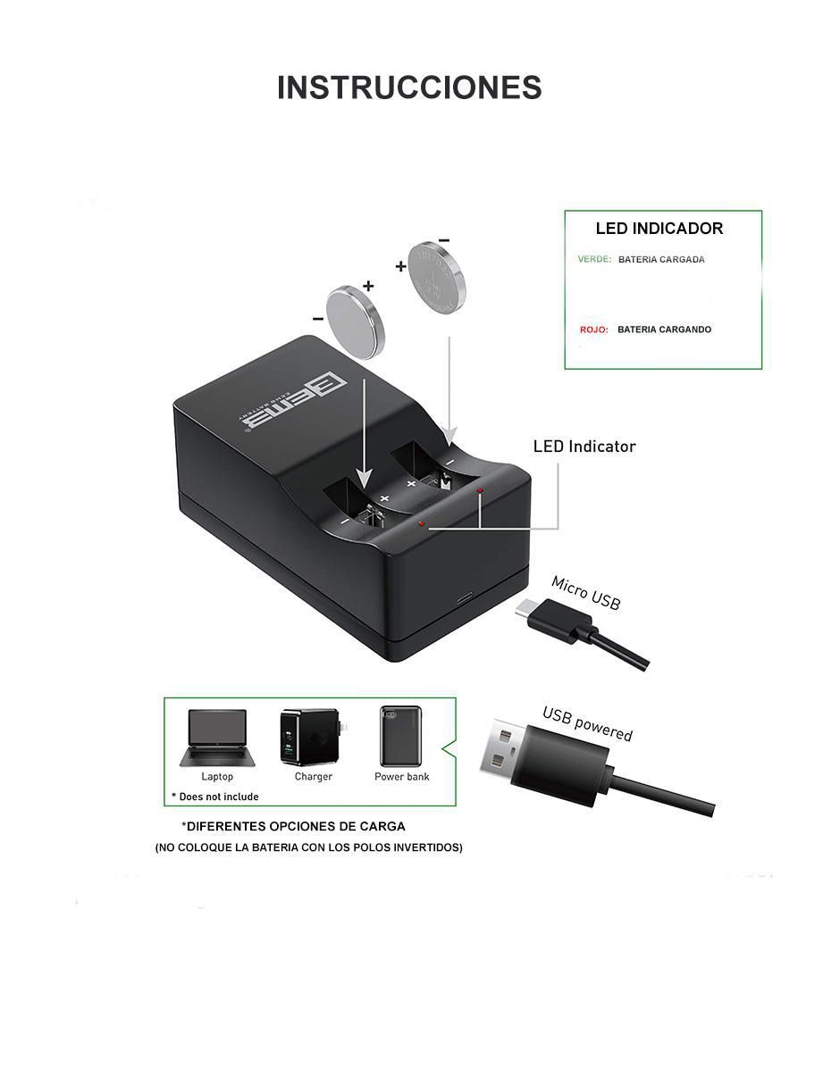 Batería recargable 72 mah para Airtag 6