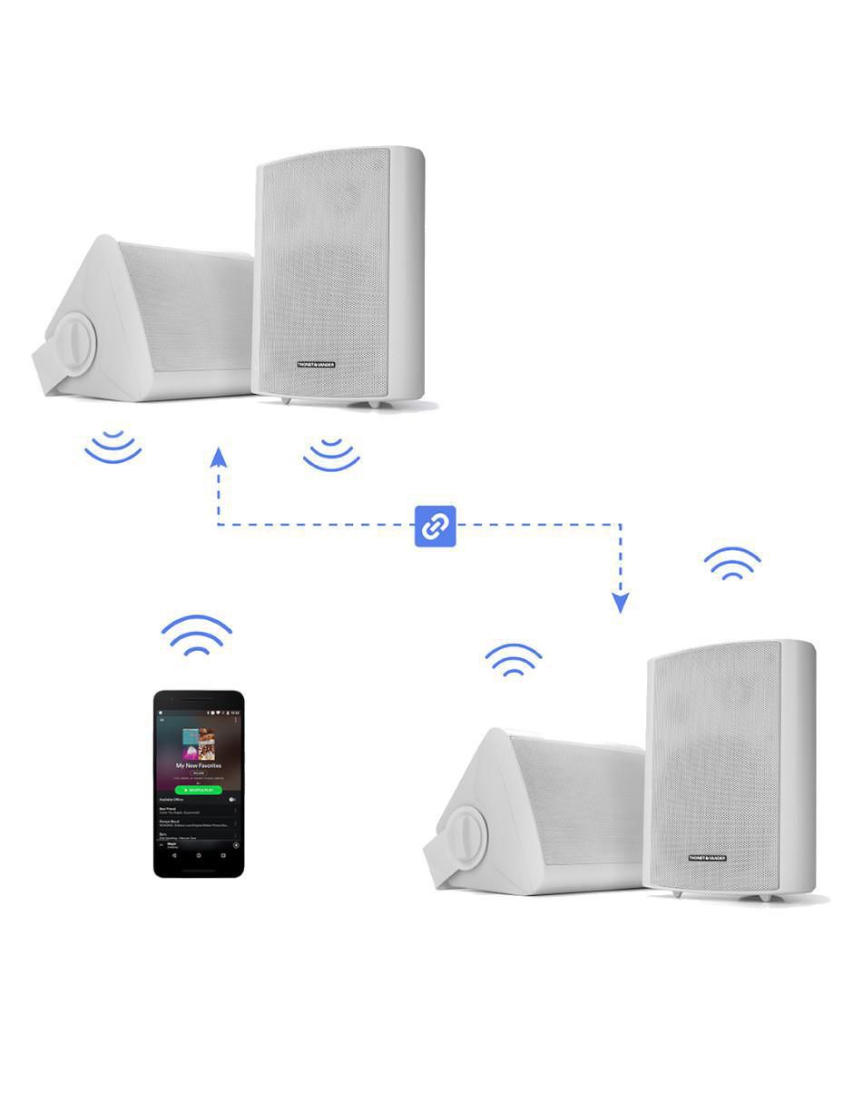 Set de bocinas Speaker Fleck 7 inalámbricas 3