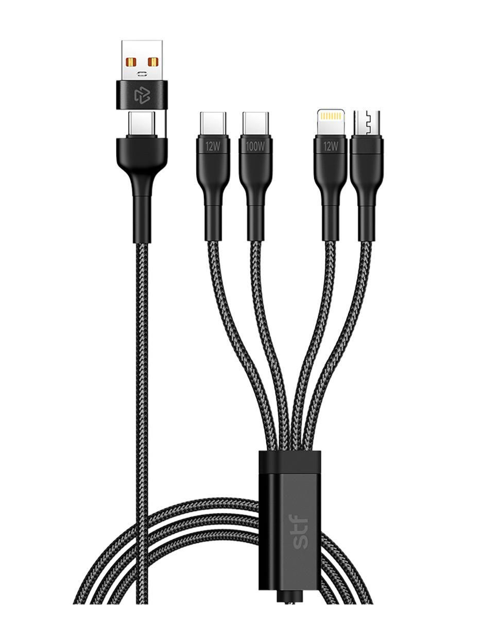 Cargador pared de 100 W USB + USB tipo C Gan Ultra Rápida 4