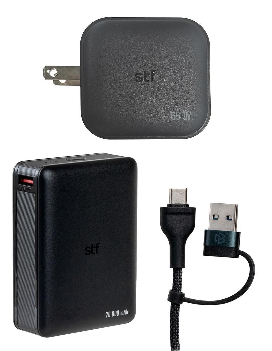 Batería portátil de 25 W USB + USB tipo C Gan y Power Bank ltra Rápida 2