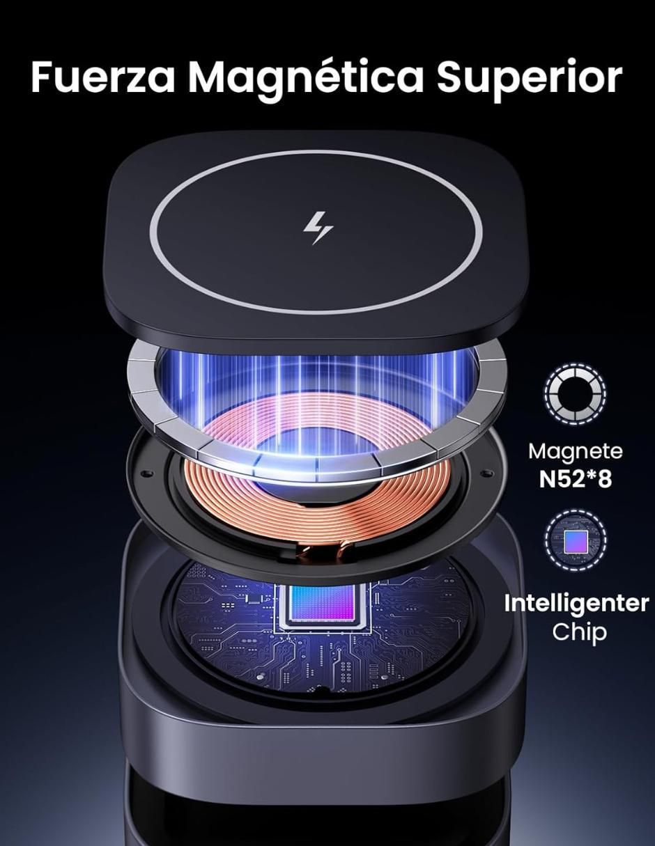 Cargador inalámbrico de 15 W USB tipo C 5
