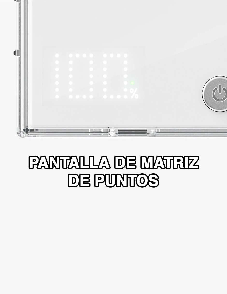 Batería portátil 10000 mah Retractable 3-in-1 Power Bank 5