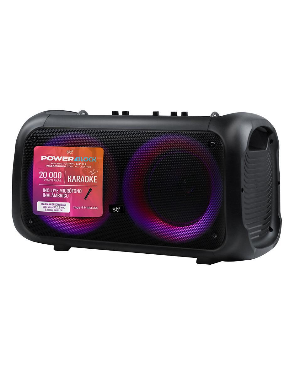 Bocina portátil Power Block alámbrica e inalámbrica 6