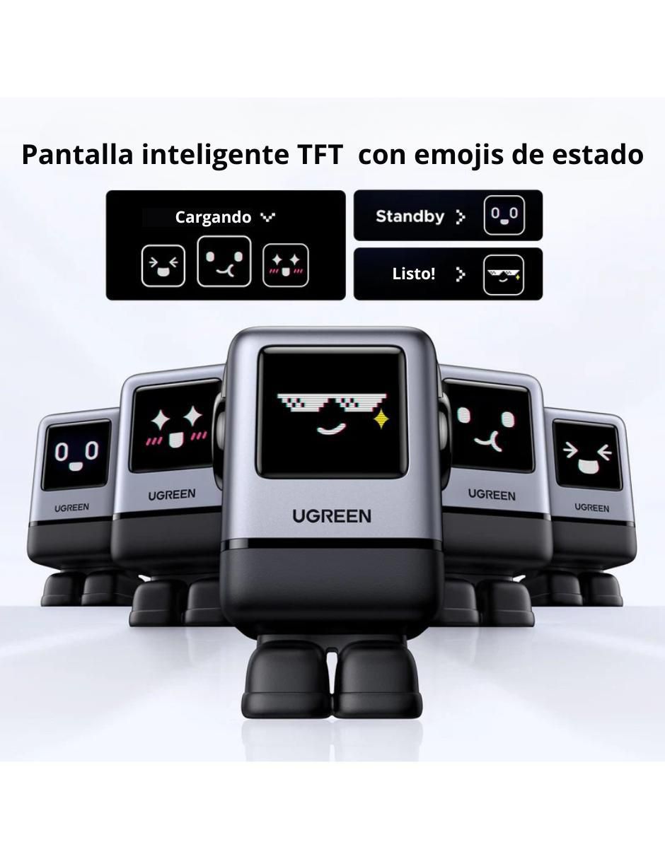 Cargador pared de 100 W USB + USB tipo c 3