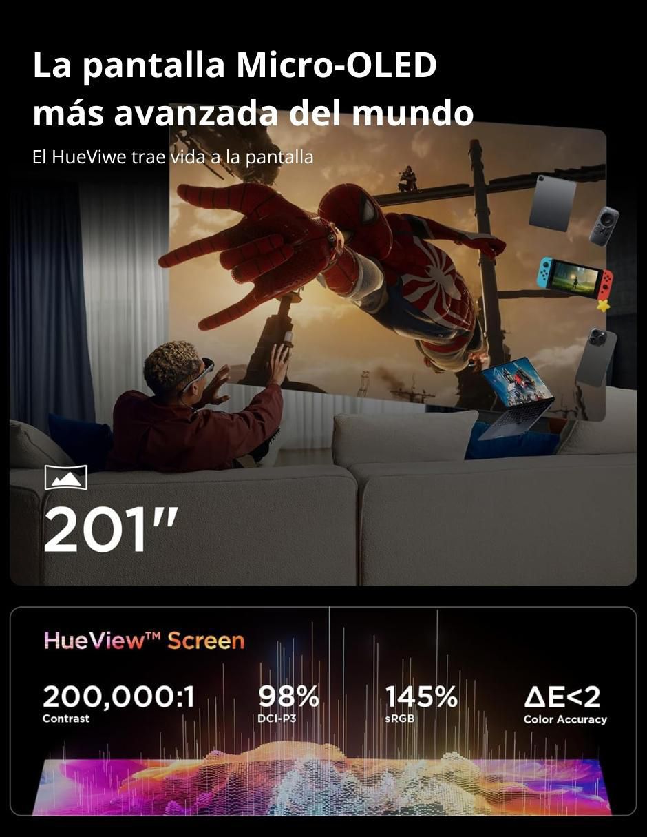 Lentes de realidad virtual para multiplataforma 3