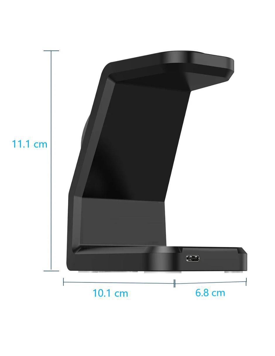 Estación de carga 3 en 1 de 15 w usb tipo c 6