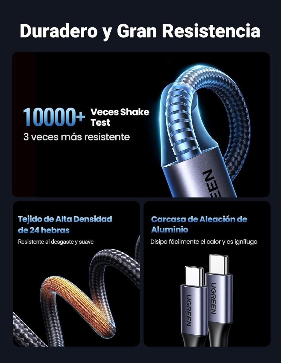 Cable USB C de 1.5 m 8