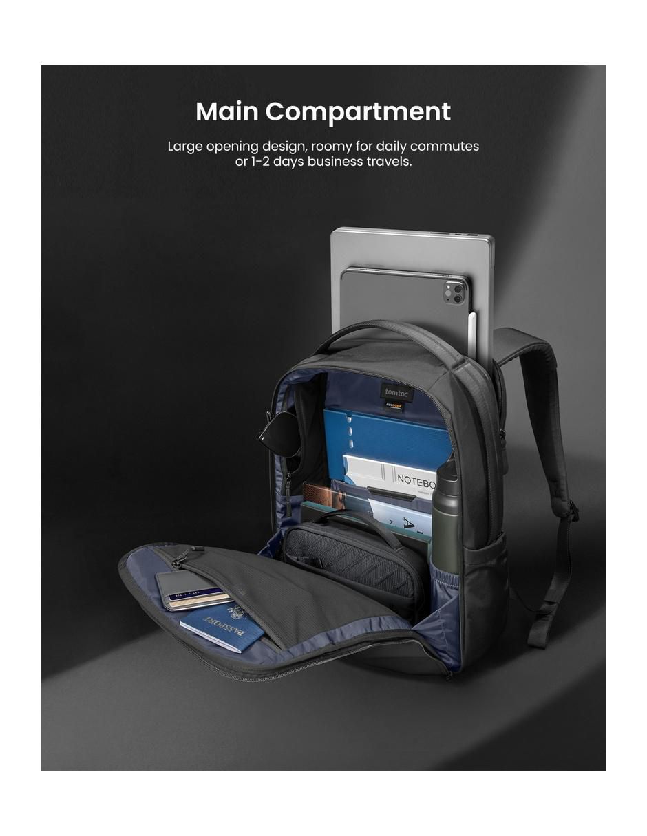 Mochila con portalaptop Voyage impermeable unisex 3
