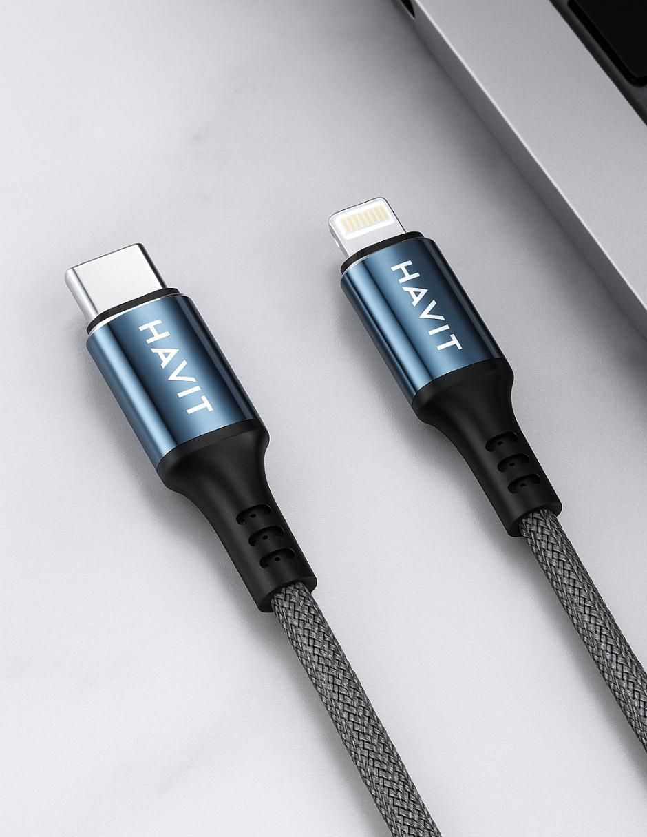 Cable USB C a tipo Lightning de 1 m 3