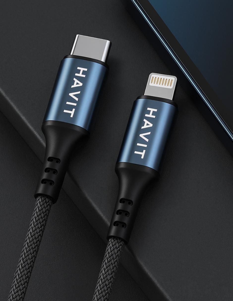 Cable USB C a tipo Lightning de 1 m 4