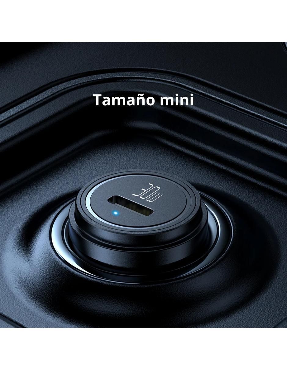 Cargador auto de 30 w usb tipo c CC-7493 6