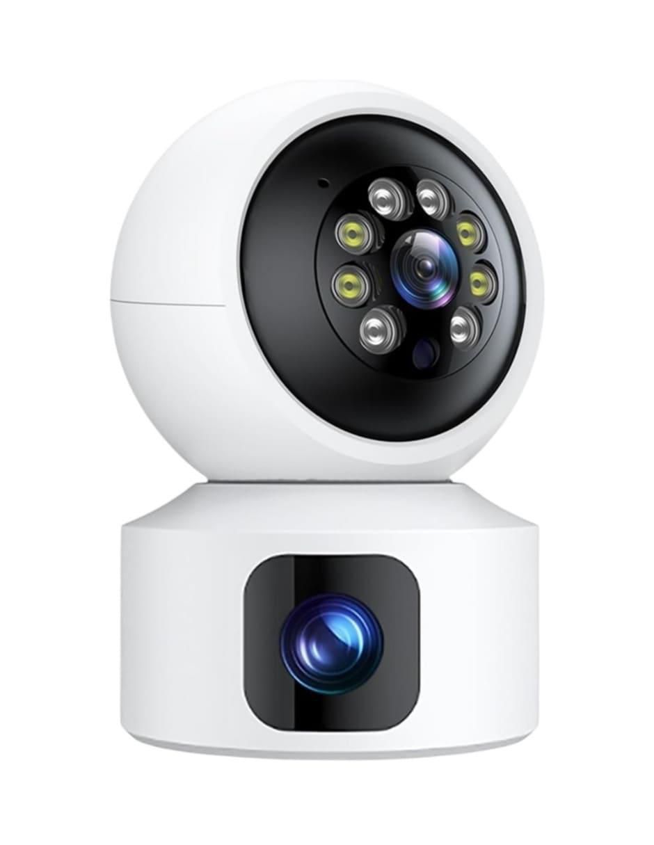 Cámara Wi-Fi de seguridad alámbrica Full HD 360° con capacidad de grabar para interior y exterior