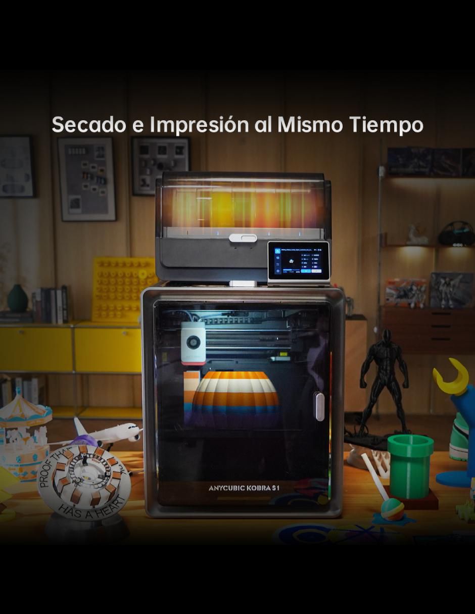 Impresora 3d Kobra S1 combo inalámbrica 3
