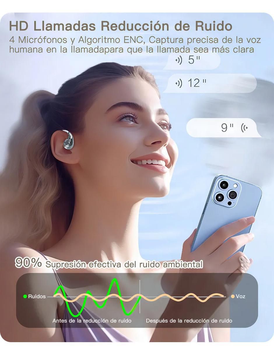 Audífonos In-Ear YX46 inalámbrica 4