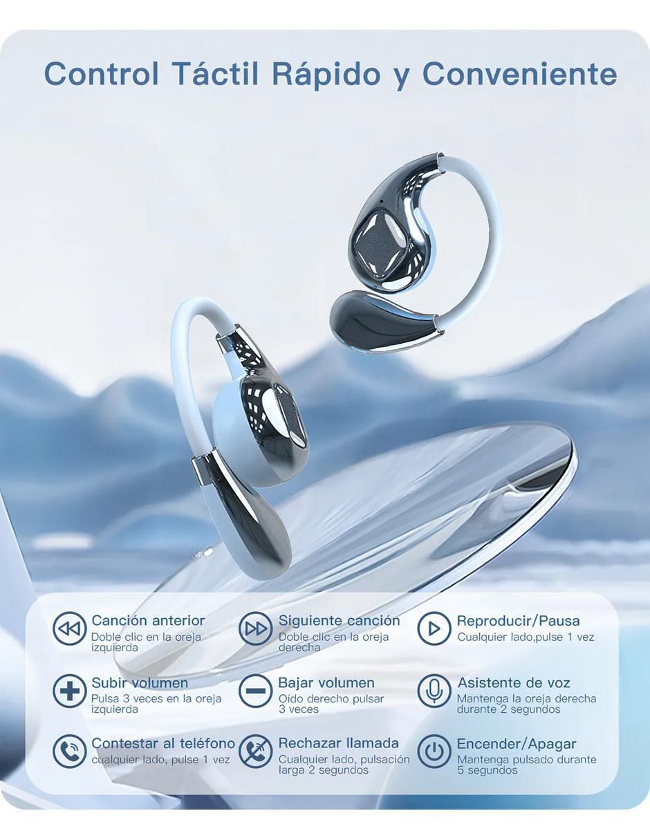 Audífonos In-Ear YX46 inalámbrica 7