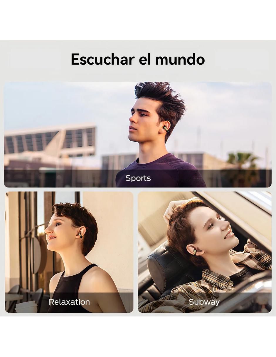 Audífonos In-Ear OE02-B inalámbricos con cancelación de ruido 5